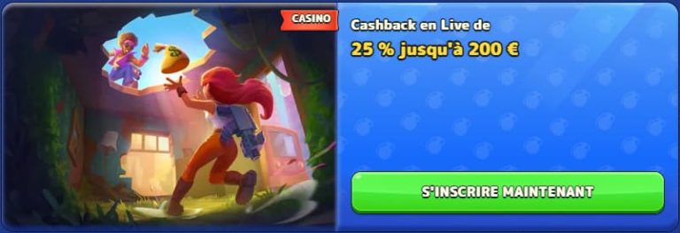 Pistolo Casino cashback live