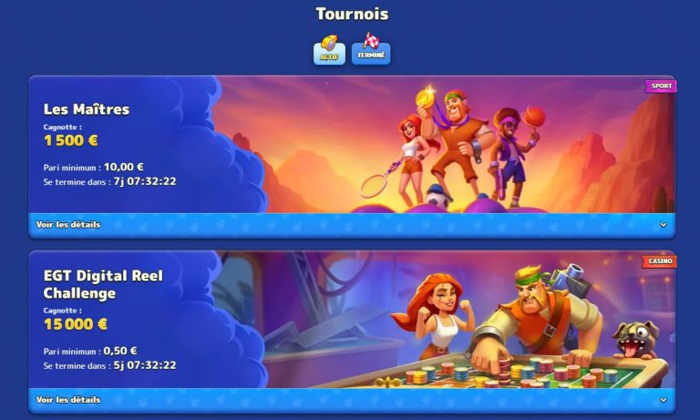 Pistolo Casino tournois